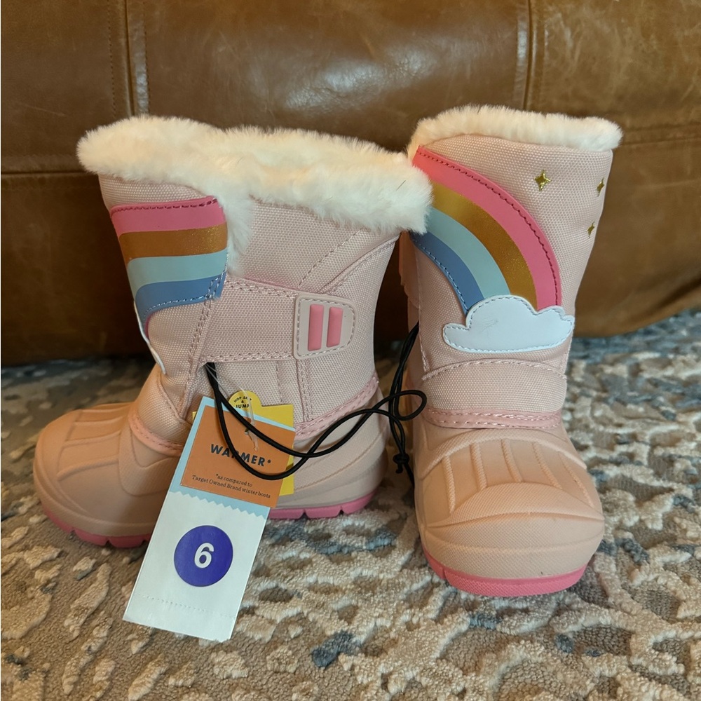 NWT Cat & Jack 6T Snow Boots